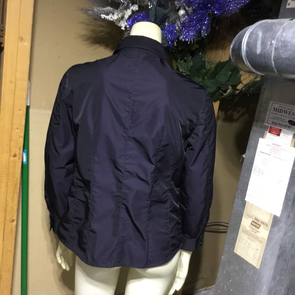 Armani Collezioni Black Zipper Shirt/Jacket - Picture 2 of 16